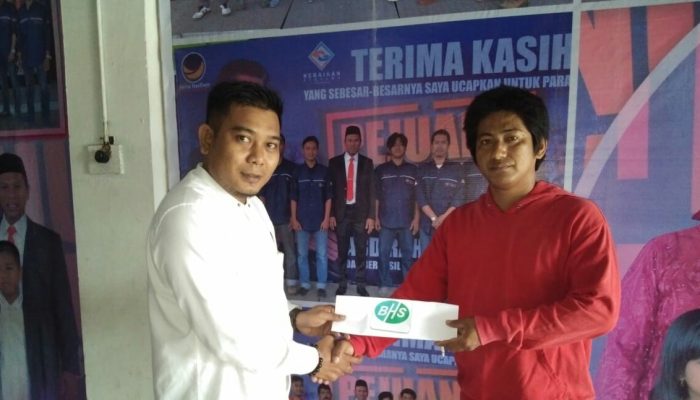 KSPPS Bakti Huria Syariah Bantu Korban Angin Kencang di Sidrap