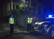 Cegah Kejahatan, Polsek Ngluwar Patroli Hingga ke Perbatasan