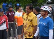 BPK dari Sulsel Naik Sepeda Kelilingi Kota Soppeng