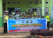 Program Kemanusiaan, Sat Lantas Polres Bone Rutin Kunjungi Pesantren