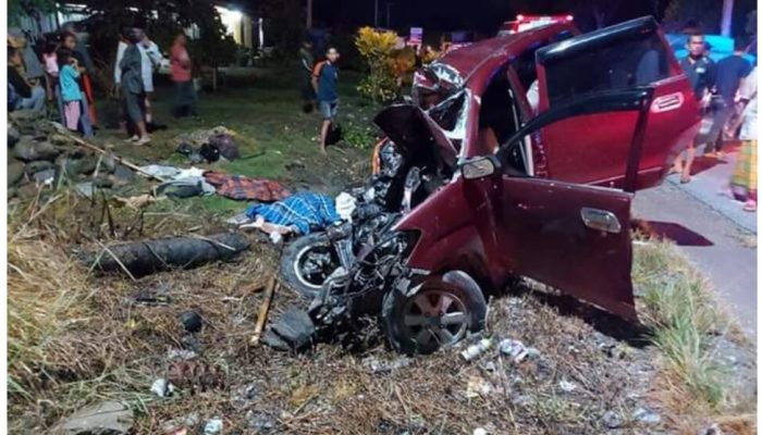 Tabrakan Maut di Malilili, 5 Penumpang Avanza Tewas Sekeluarga, Sopir Terjepit