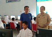 Pengawas Pendidikan Wilayah Pulau 9 Pantau Simulasi UNBK SMPN 24 Sinjai