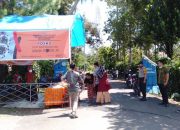 Bhabinkamtibmas, Babinsa dan Perangkat Desa Gareccing Buat Posko Covid-19