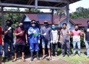 1 Orang Positif Corona, Relawan di Bulukumba Lakukan Penyemprotan