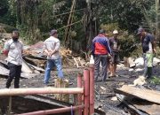 Dari Lokasi Kebakaran, JAPIK Sinjai Sambangi Warga Kurang Mampu di Turungan Baji