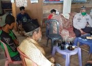 Antisipasi Covid-19, Bhabinkamtibmas Desa Tabbinjai Gowa Sosialisasi Lewat Patroli Keliling