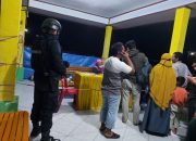 Brimob Yon C Pelopor Pengamanan di Posko Gugus Tugas Penanganan Covid-19 di Bone