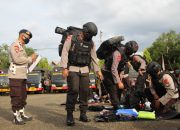 Antisipasi Situasi Kontijensi Wabah Covid-19, Batalyon C Pelopor Apel Kesiapsiagaan