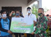 Danrem 141/Tp Serahkan Bantuan Rumah dari Yayasan Muslim Asia AMCF