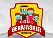 Pandemi Covid-19, Polres Bone Gencar Kampanyekan “Bone Bermasker”