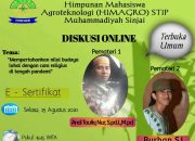 HIMAGRO Adakan Diskusi Nilai Budaya Lokal & Religius Ditengah Pandemi Covid-19
