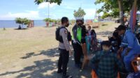 Akhir Pekan, Personil Polres Sinjai Patroli di Kawasan Wisata Himbau Masyarakat Patuhi Protkes