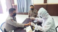 Tiba di Sinjai, BKO Polres Sinjai Rapid Test