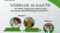 Peringati HAKTP, Korps HMI-WATI Cagora, Gelar Webinar
