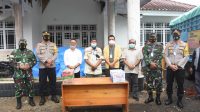 Tim Kemanusiaan Pemkab Soppeng Disambut Forkopimda Kota Mamuju