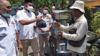 Rayakan HUT ke 13, Gerindra Sinjai Berbagi Sembako