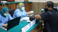 Pegawai Pengadilan Agama Ngawi Disuntik Vaksin Covid-19