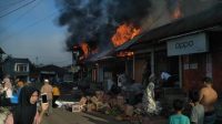 9 Ruko di Libureng Bone Hangus Terbakar