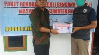 Melalui BSMI, Paket Rendang Dari Sumbar Telah Tersalurkan Untuk Korban Gempa Majene