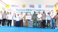 Wabup Soppeng Hadiri Penyaluran KUR Tani Komoditi Jagung BNI