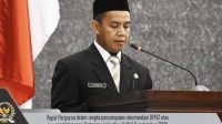 Paripurna DPRD, Sekwan Bacakan Rekomendasi LKPJ Bupati 2020