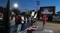 Aliansi Mahasiswa UMSi Shalat Berjamaah Usai Gelar Aksi