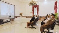 Bupati Boyolali Ikuti Upacara Hari Lahir Pancasila Secara Virtual