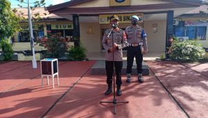 Saat Pimpin Apel, Wakapolres Sinjai Minta Maaf Pindah Tugas