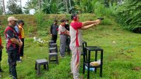 Asah Kemampuan, Polres Sinjai Latihan Menembak