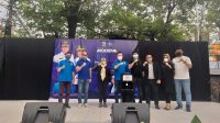 Pererat Silaturahmi Bersama Warga dan OKP, KNPI Kota Makassar Gelar Senam Zumba