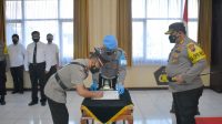 Melantik Kapolsek Candimulyo, Ini Pesan Kapolres Magelang