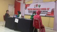 Dukung Program Pemerintah, Brimob Bone Gelar Vaksinasi