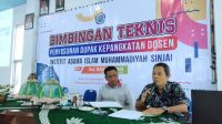 Kopertais Wilayah VIII Beri Bimtek Dupak Dihadapan Dosen Tetap IAIM Sinjai