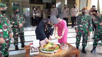 Tiga Komandan TNI Ini Beri Ucapan HUT Bhayangkara ke Polres Magelang