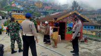 Perkuat PPKM Darurat, Objek Wisata Kaliangkrik Dipantau Koramil dan Polsek