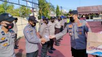 Kapolres Sinjai Kuatkan Imun Anggotanya Ditengah Pandemi Covid-19