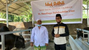 Program 1000 Ekor Hewan Kurban, Khalawatiyah Sulsel: Terimakasih Pak Sandiaga Uno