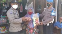 Dukung PPKM Darurat, Polsek Windusari Salurkan Sembako