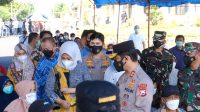 Tinjau Vaksinasi Massal Tahap II, Kapolda Sulsel Optimis Target 63.900 Dosis Terpenuhi