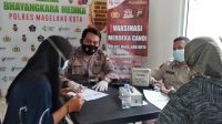Empat Jam Vaksinasi Merdeka Candi Polres Magelang Kota Layani 282 Orang