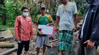 Layanan Aktif Baznas Sinjai Salurkan Bantuan Korban Kebakaran di Tellulimpoe