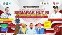 Semarak HUT RI ke-76, Dinas Pendidikan Gandeng KNPI, YAPDESI dan FOPPSI Sinjai Gelar Lomba Hadiah Jutaan Rupiah