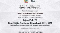 Plt Gubernur Sulsel Sampaikan Belasungkawa Atas Meninggalnya Mertua Kabid Humas Polda Sulsel