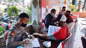 Gelar Vaksinasi Keliling, Polres Magelang Layani 208 Warga