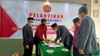 Umar Congge Lantik Wakil Rektor I dan Pejabat Struktural UMSi