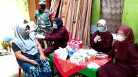 Danramil Secang Dukung Vaksin Dosis Pertama di Donorojo, Tetap Patuhi Prokes