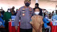 Kapolri Apresiasi Percepatan Capaian Vaksinasi di Jawa Timur