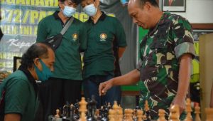 Komandan Korem 072/Pamungkas Tantang Atlet Catur Kebumen