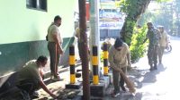 Anggota Kodim Temanggung Laksanakan Jumat Bersih