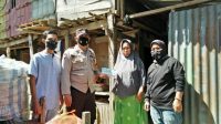 Salurkan Bantuan Penanganan Covid-19 di Biringere, KT Sinjai Harapkan Tetap Protkes